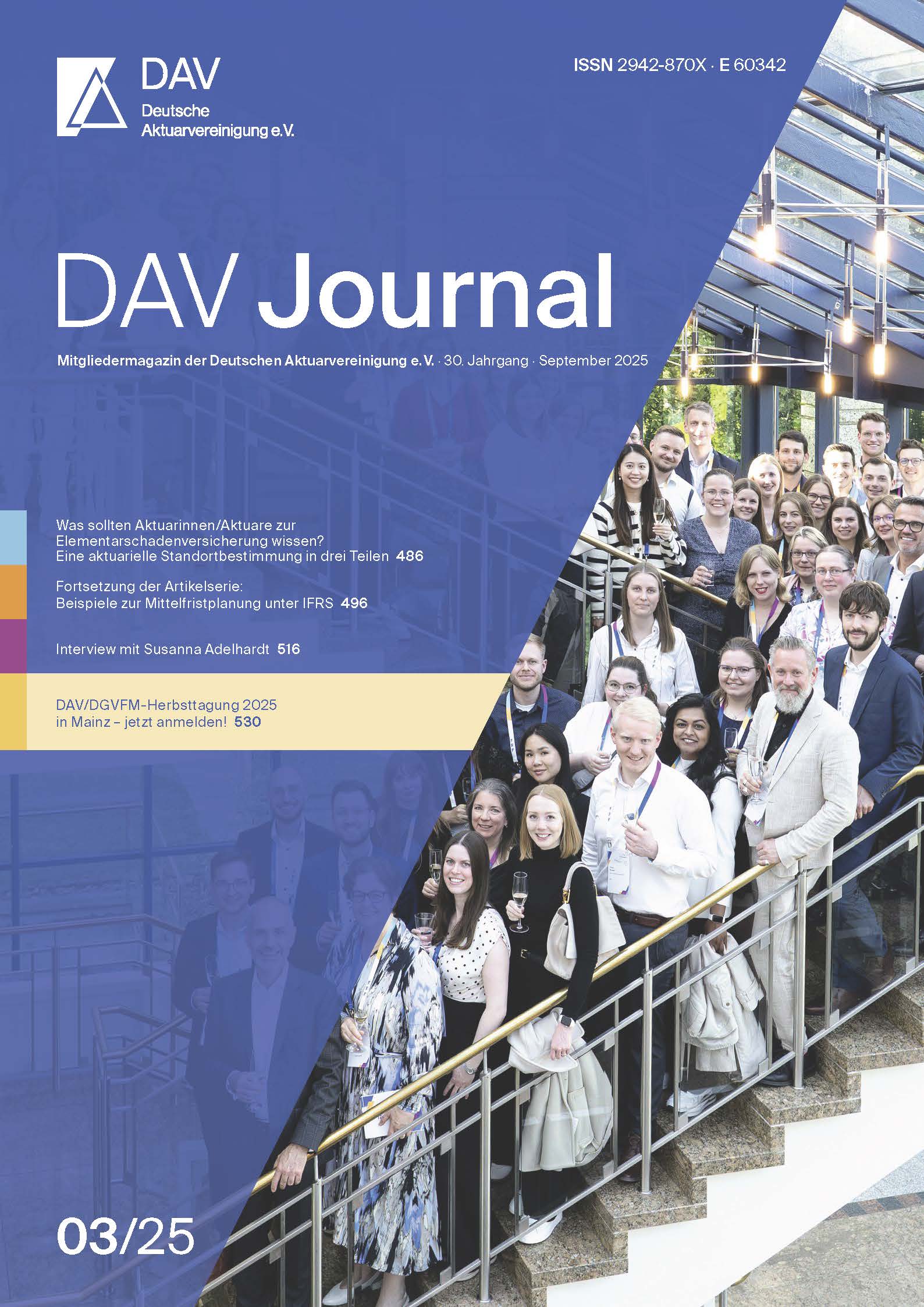 Titelbild DAV Journal 03/25