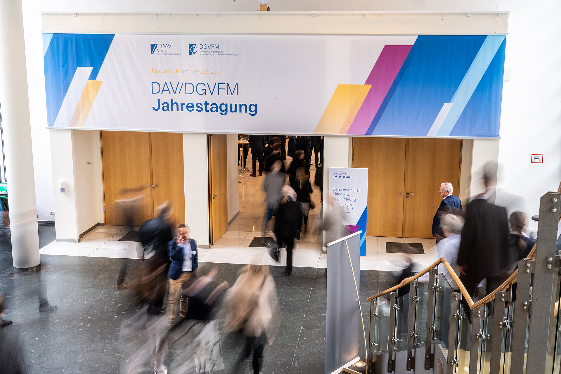 Der Eingang der DAV/DGVFM Jahrestagung 2024