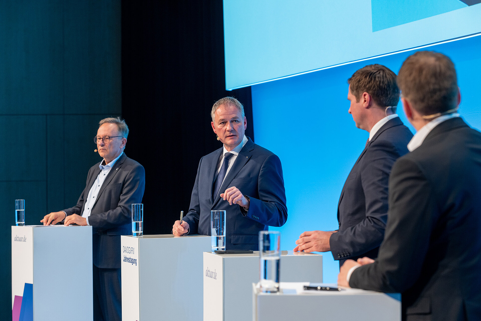 Podiumsdiskussion zum Thema „Die Zukunft der Altersvorsorge“ in der Fachgruppe LEBEN auf der Jahrestagung 2024 von DAV/DGVFM