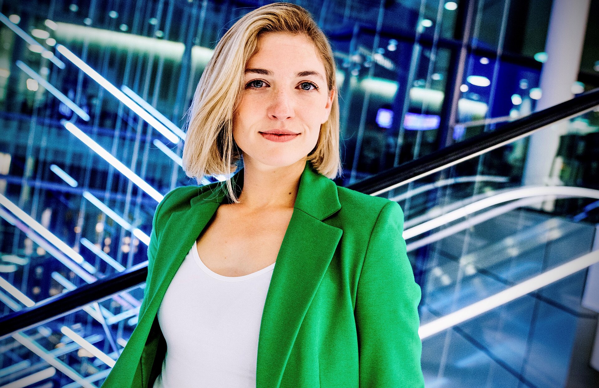 Moderatorin Melanie Böff; Foto: Dennis Dirksen