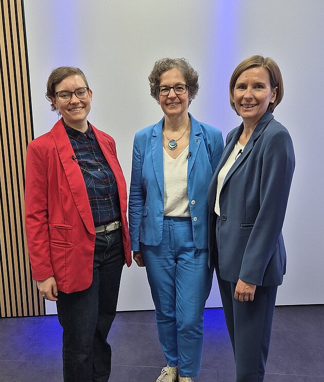 DAV Jahrespressegespräch mit Moderatorin Mariella Linkert und Sussanna Adelhardt sowie Daniela Rode als Gesprächspartnerinnen
