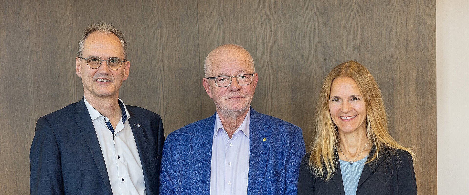 Dr. Friedemann Lucius, Stefan Oecking und Dr. Nicola Döring