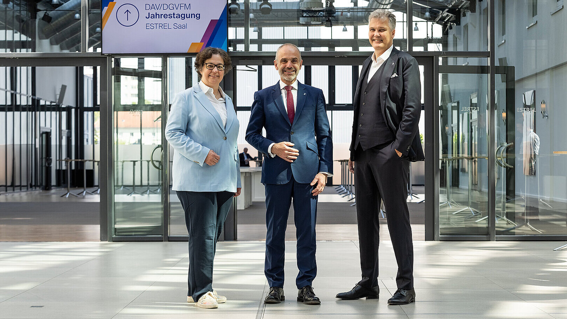 The Executive Board of the German Actuarial Association from left to right: Susanna Adelhardt, Dr. Maximilian Happacher, Dr. Herbert Schneidemann